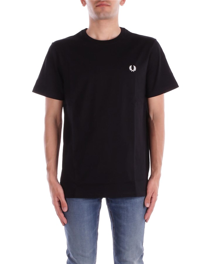 FRED PERRY Manica Corta Black