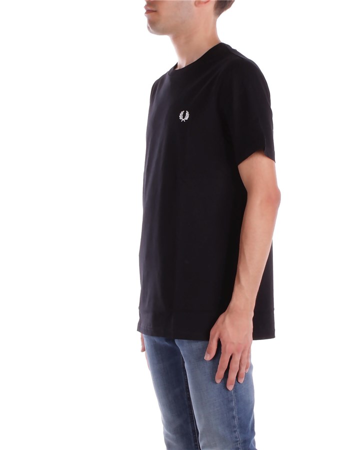 FRED PERRY Manica Corta Black