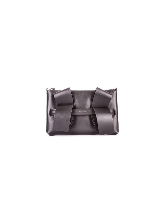 PINKO Hand Bags Black silver