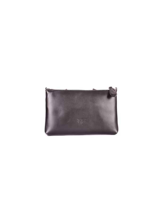 PINKO Hand Bags Black silver