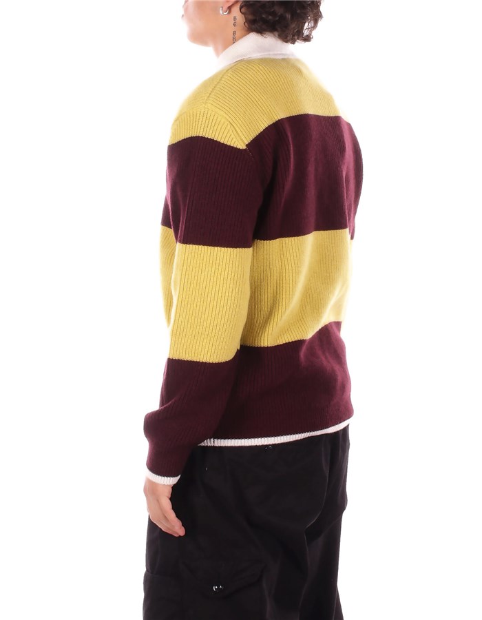 AMARANTO Maglieria Scollo A V Uomo B9F0001 2 