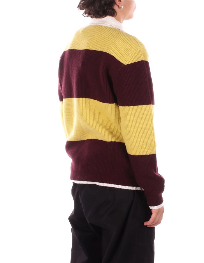 AMARANTO Maglieria Scollo A V Uomo B9F0001 4 