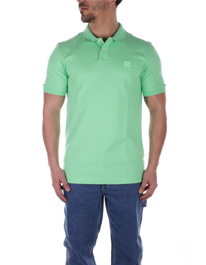 BOSS Polo shirt Short sleeves 50507803 Green