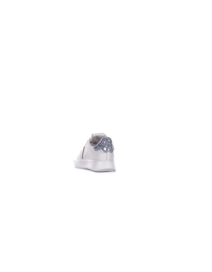 PHILIPPE MODEL PARIS  low white denim