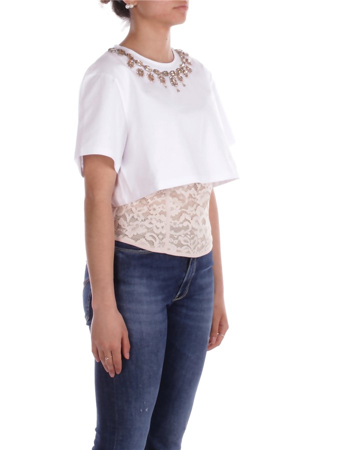 BLUGIRL BLUMARINE T-shirt Manica Corta Donna RA5123J4897 5 
