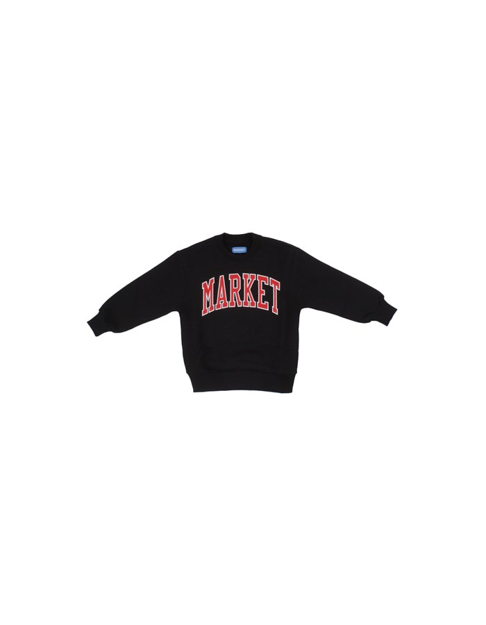MARKET Felpe Girocollo Black