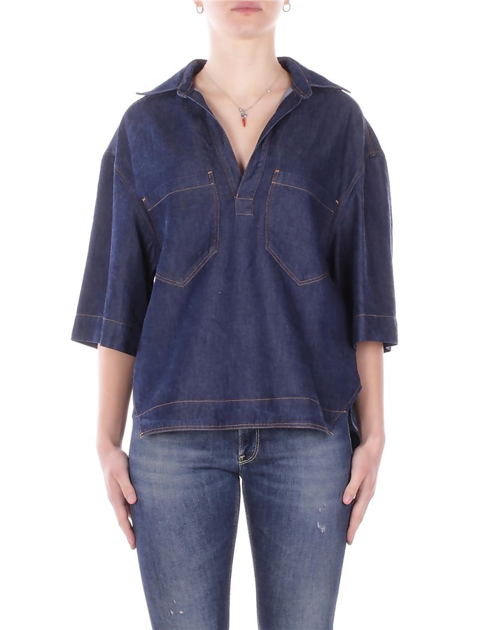 DONDUP Camicia Blu denim