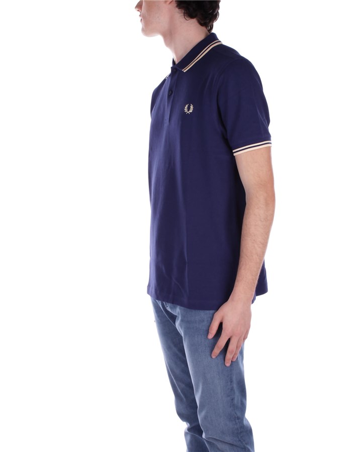 FRED PERRY Short sleeves Night blue