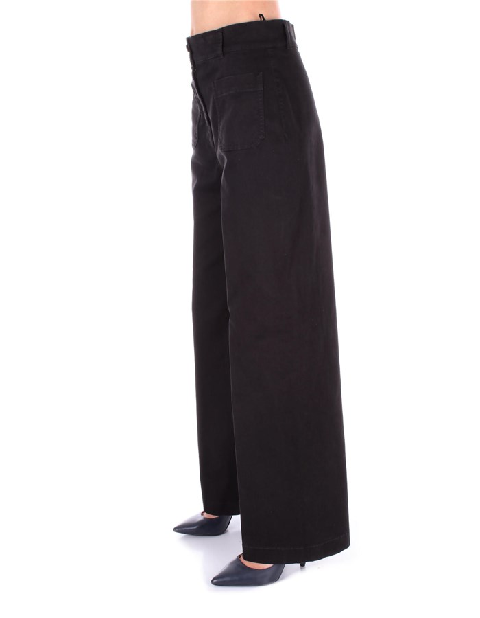 ASPESI Palazzo pants Black