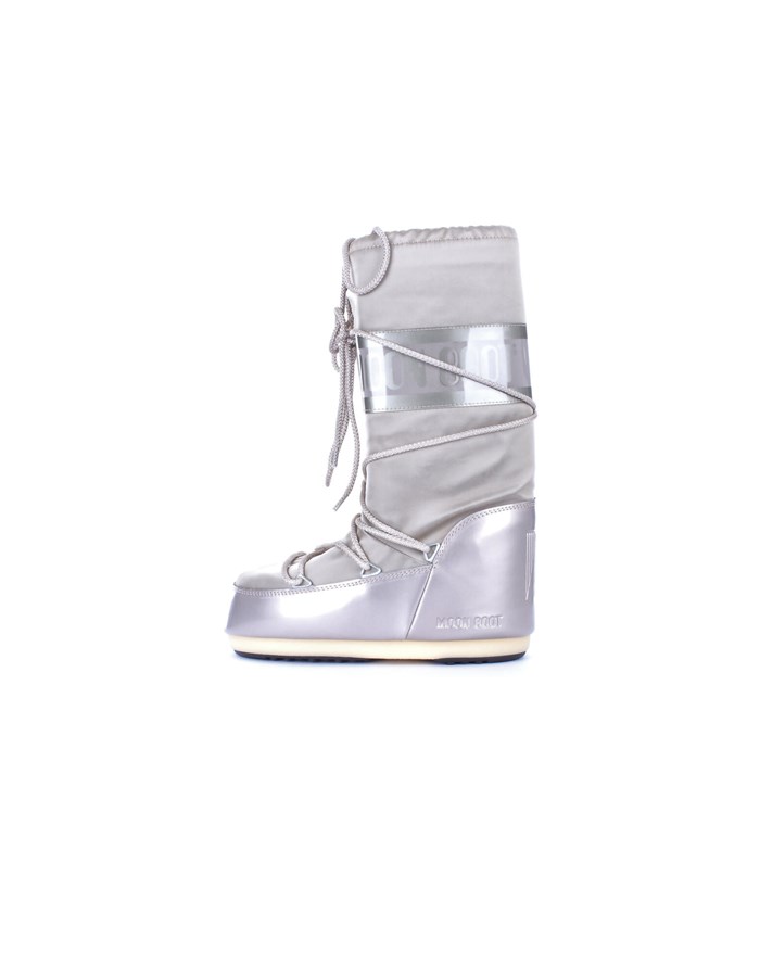 MOON BOOT  low Platinum