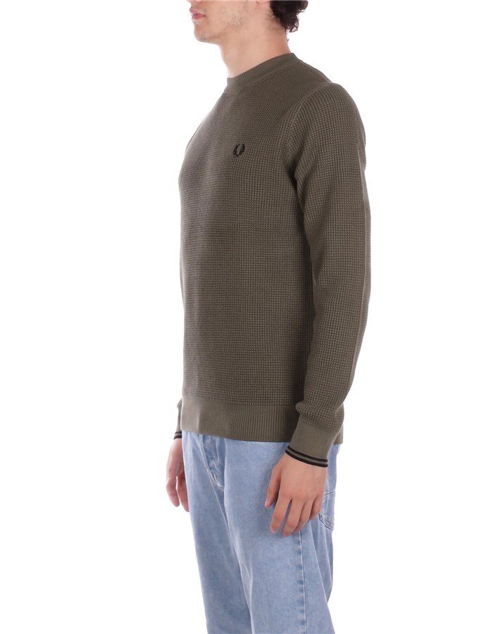 FRED PERRY Girocollo Verde chiaro