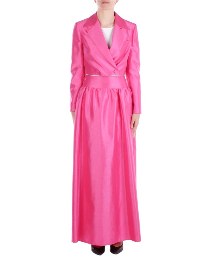 LIU JO Short jackets Pink peony