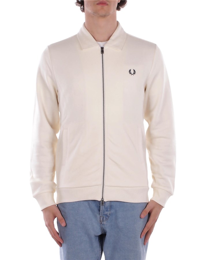 FRED PERRY Con Zip Ecru