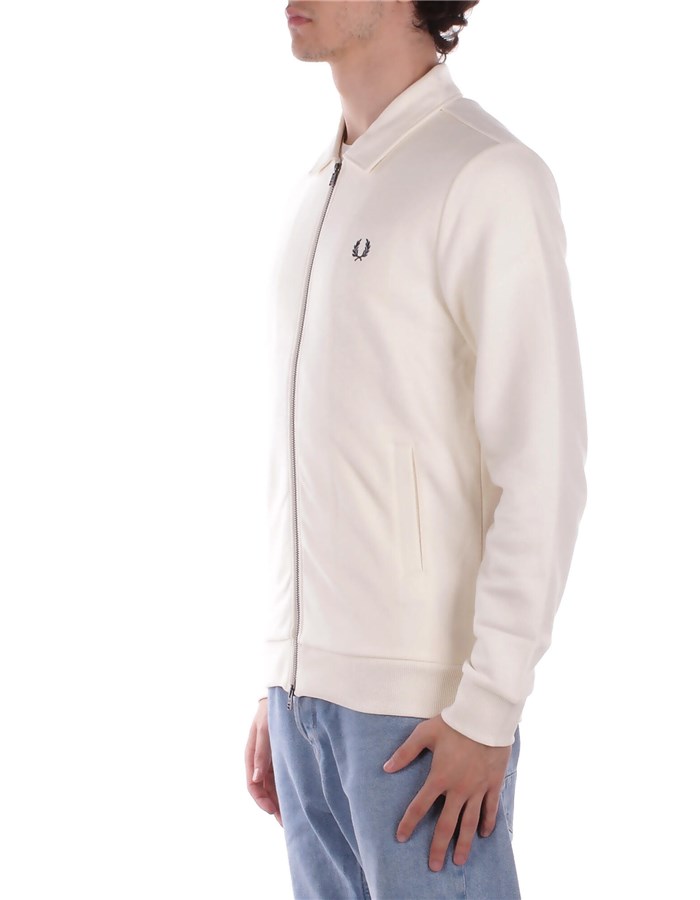 FRED PERRY Con Zip Ecru