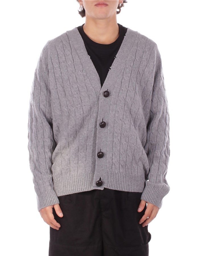 AMARANTO Cardigan Argento