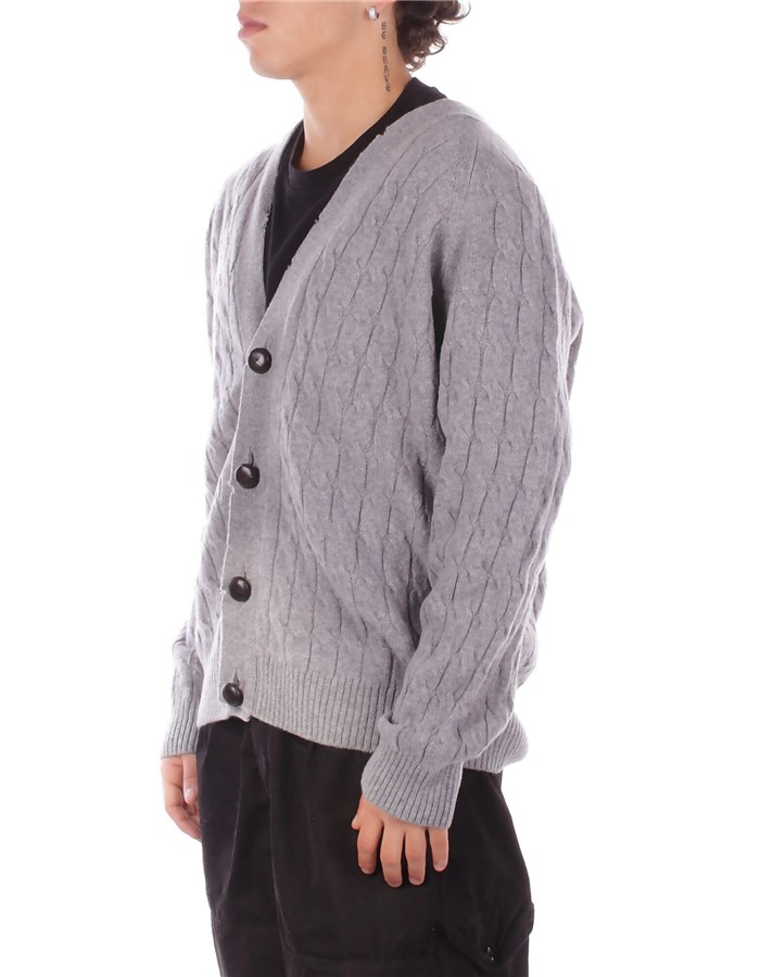 AMARANTO Cardigan Argento