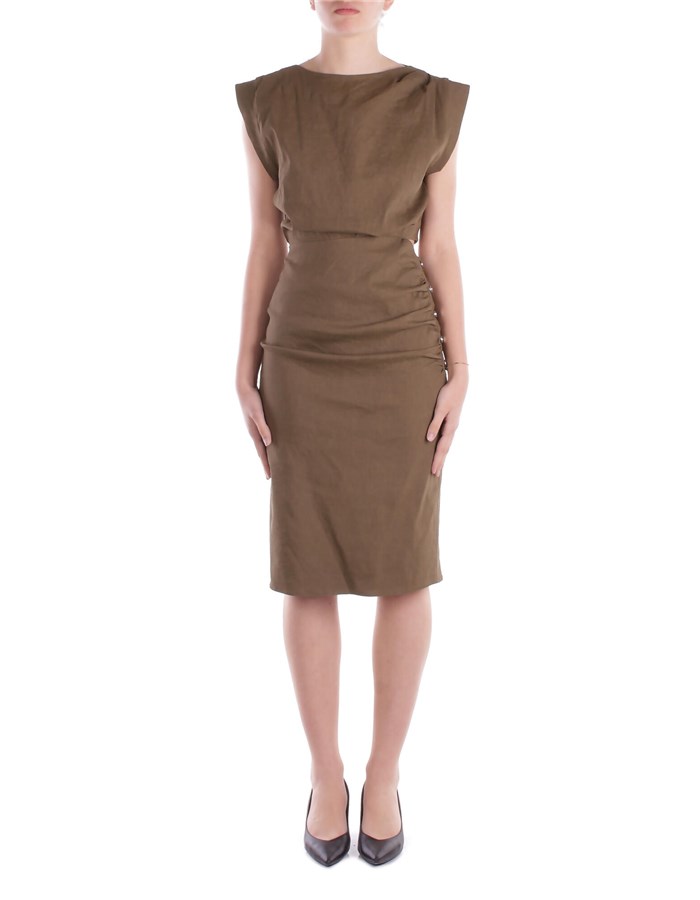 PINKO Little Dress Olive