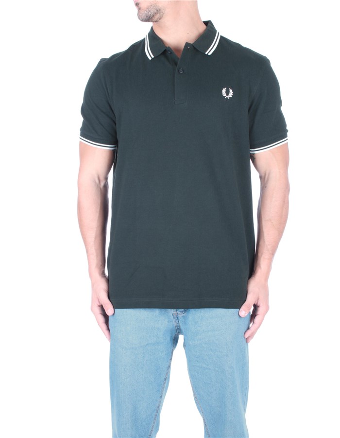 FRED PERRY Short sleeves Green