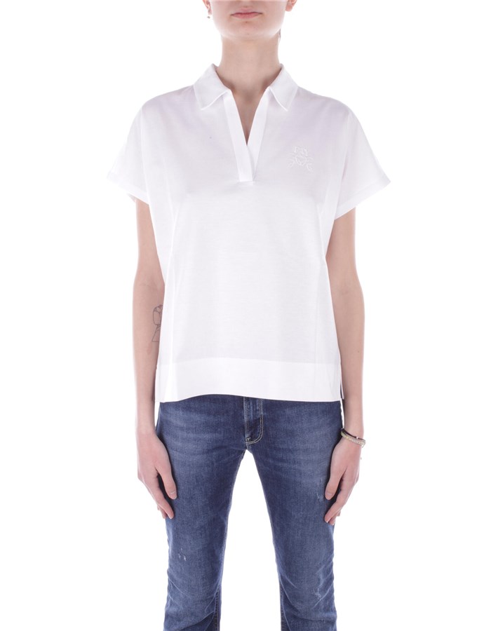 FAY Polo shirt Short sleeves NPWB248611SVXHB White