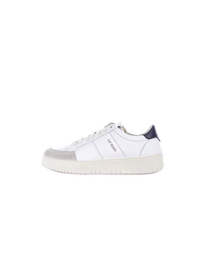 SAINT SNEAKERS Basse Bianca blu