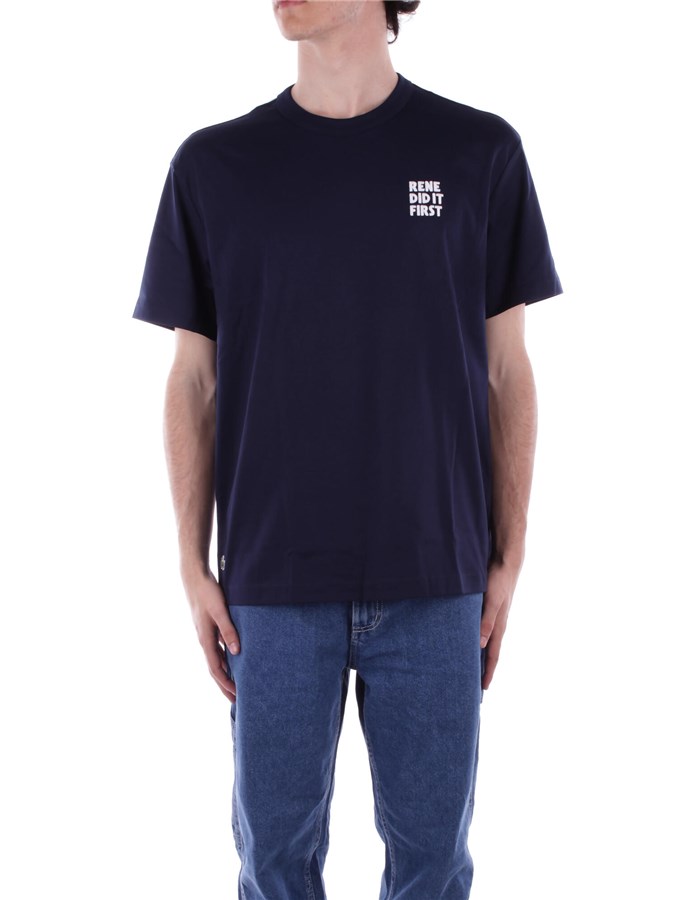 LACOSTE T-shirt Manica Corta TH0133 Navy blu
