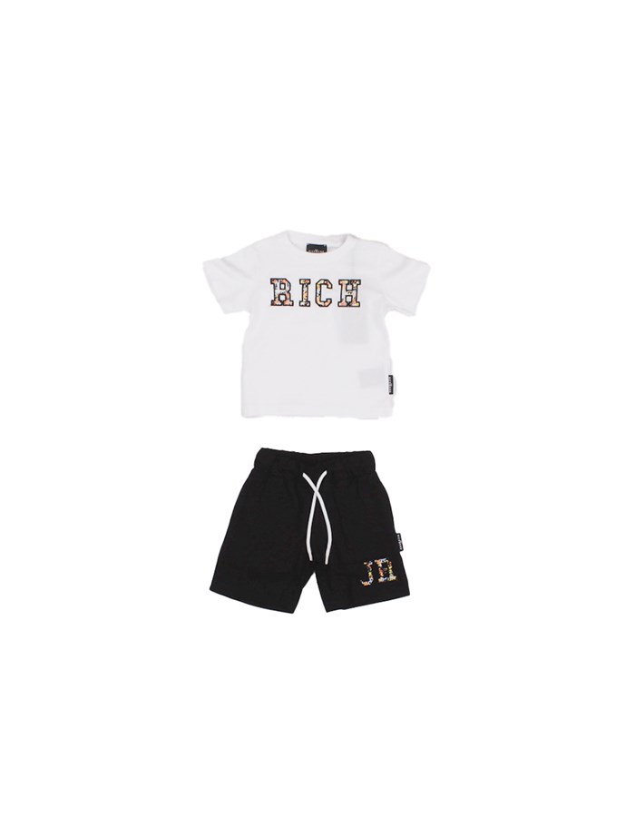 JOHN RICHMOND T-shirt + Shorts Bianco