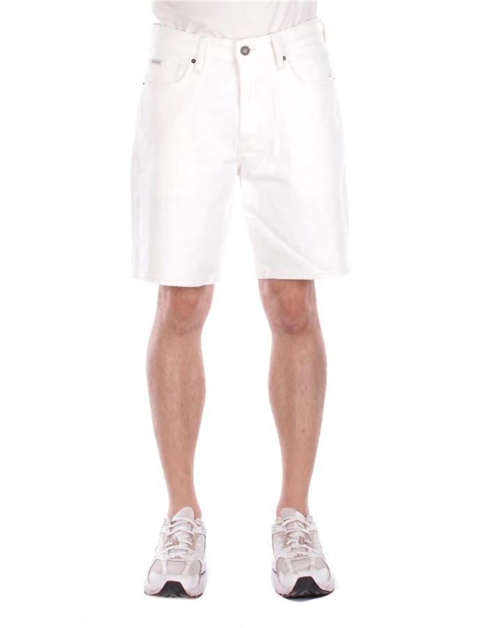 GUESS Shorts bianco denim