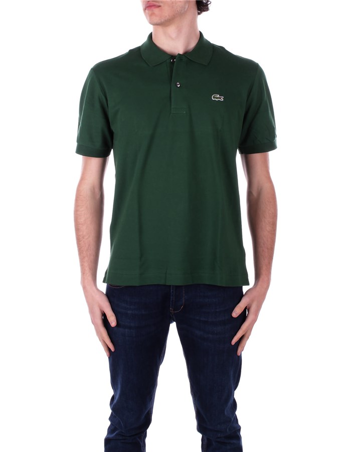 LACOSTE Short sleeves Green