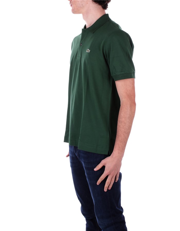 LACOSTE Short sleeves Green
