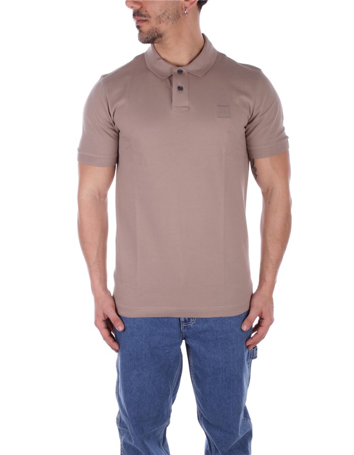 BOSS Polo shirt Short sleeves 50507803 Beige
