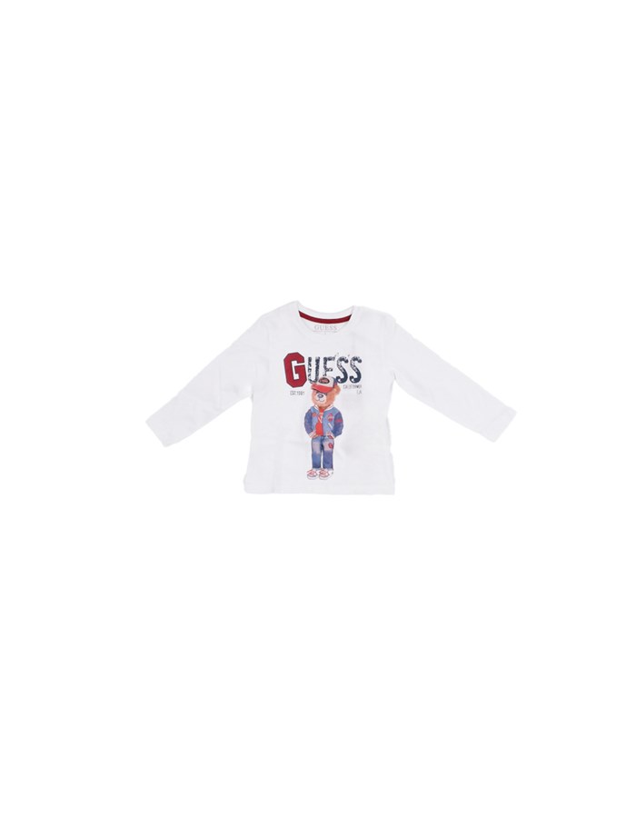 GUESS Manica Lunga Pure white