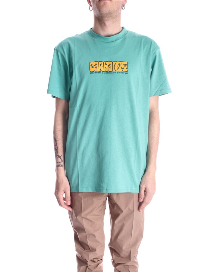 CARHARTT WIP Short sleeve Green water