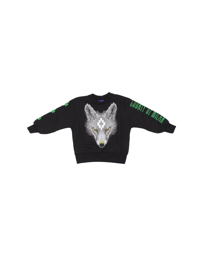 MARCELO BURLON COUNTY OF MILAN Felpe Girocollo Black