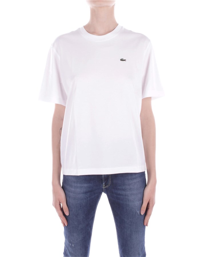 LACOSTE Short sleeve White