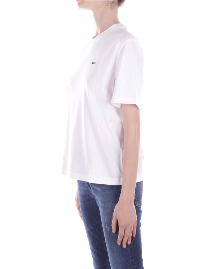 LACOSTE Short sleeve White