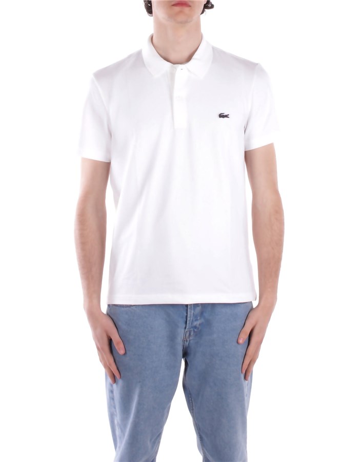 LACOSTE Short sleeves White