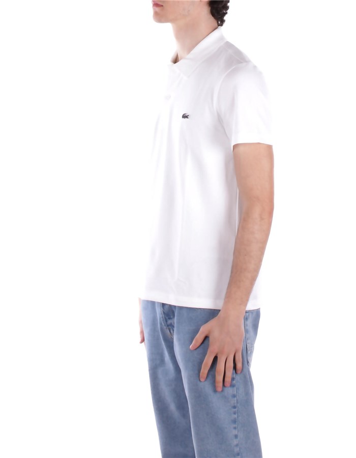 LACOSTE Short sleeves White
