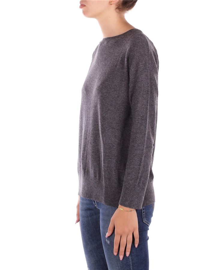 MAX MARA Maglie Girocollo Grigio scuro