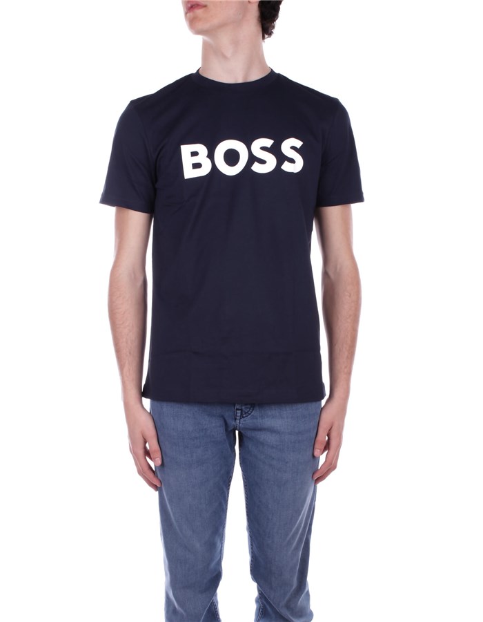 BOSS T-shirt Manica Corta 50481923 Dark blu