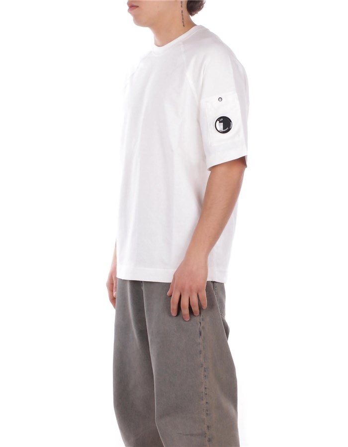 CP COMPANY Manica Corta Gauze white