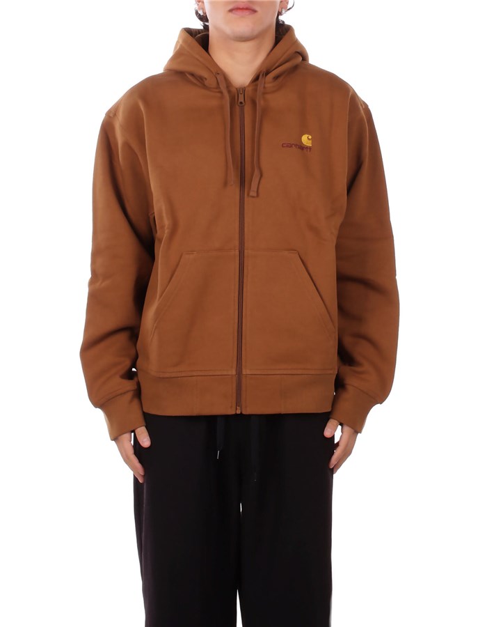 CARHARTT WIP Con Cappuccio Brown