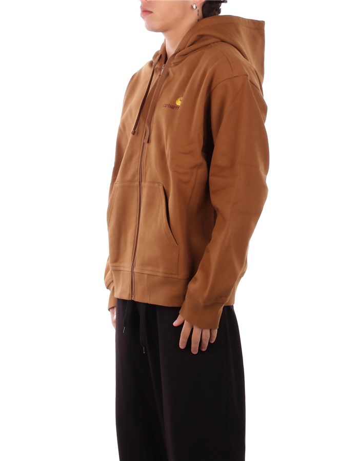 CARHARTT WIP Con Cappuccio Brown