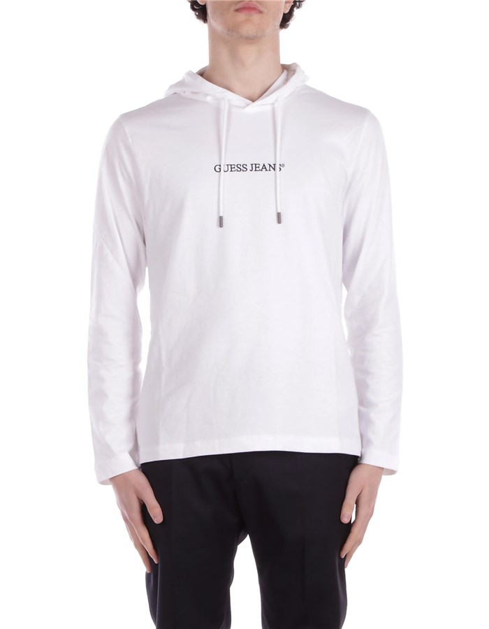 GUESS Hoodies white