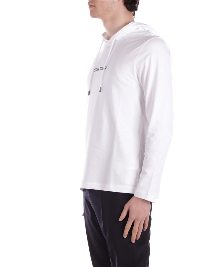 GUESS Hoodies white