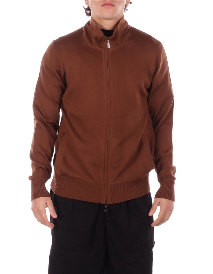 ALPHA STUDIO Collo Alto Tabacco