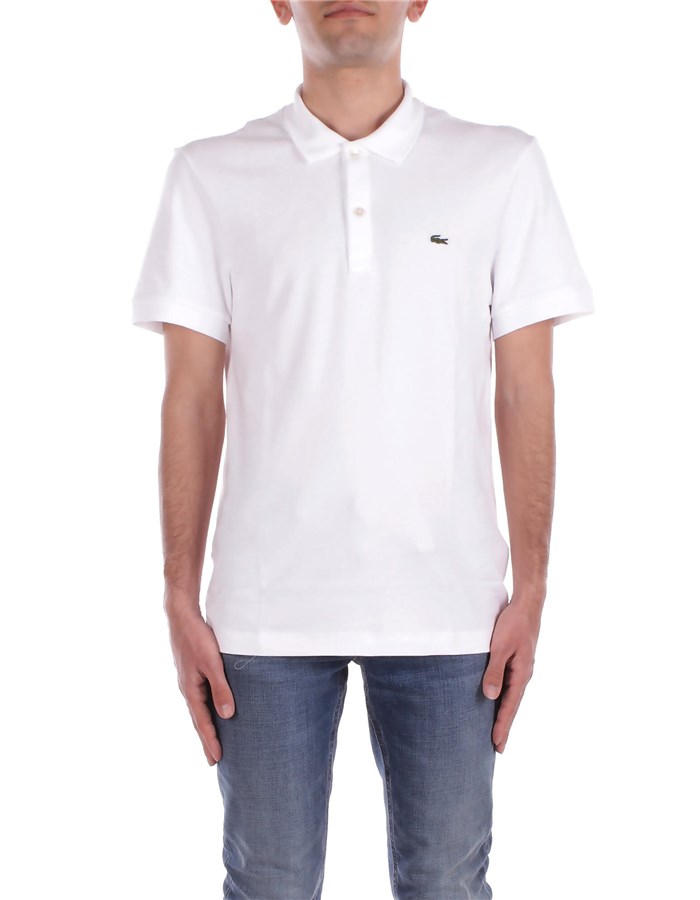 LACOSTE Maniche Corte Bianco