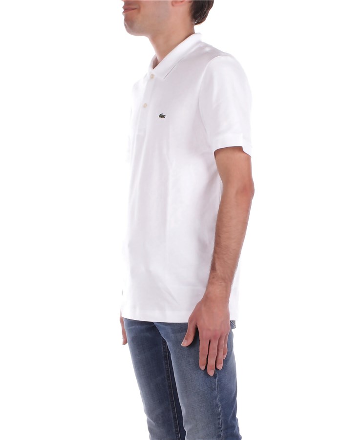 LACOSTE Maniche Corte Bianco