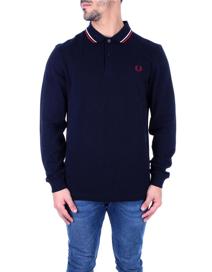FRED PERRY  Long sleeves Navy