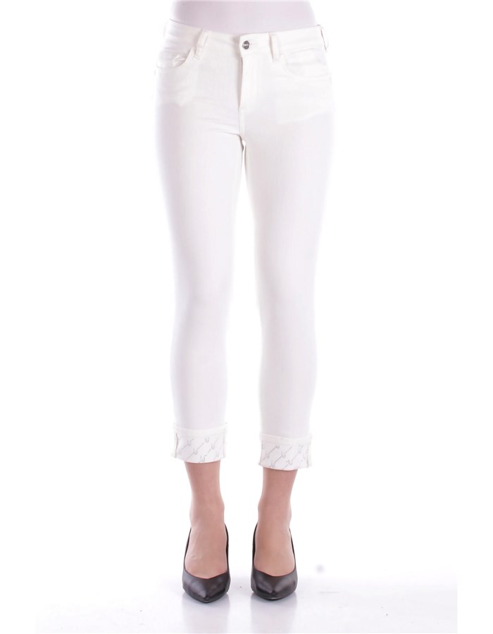 LIU JO Cropped Bianco lana