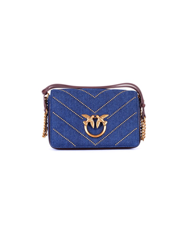 PINKO Hand Bags Blue denim